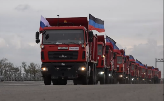 В ДНР открыли первый участок трассы «Новороссия», отремонтированный пензенцами